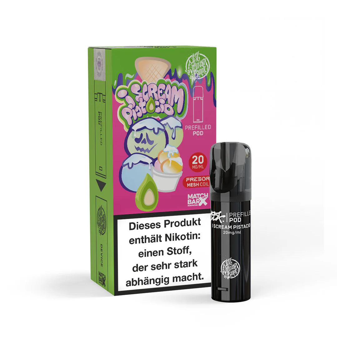 187 STRASSENBANDE PODS | 1 X 2ML | I SCREAM PISTACIO | VANILLE-EIS PISTAZIEN