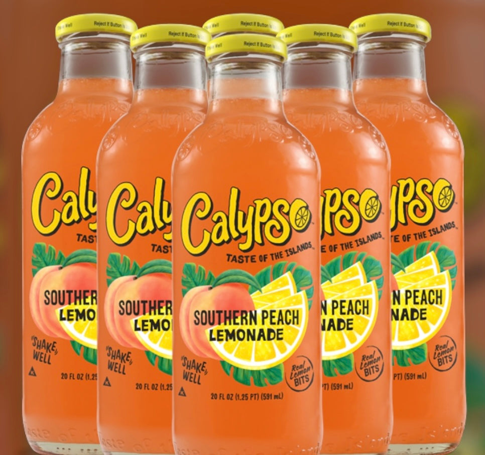 Calypso Southern Peach Lemonade 473ml