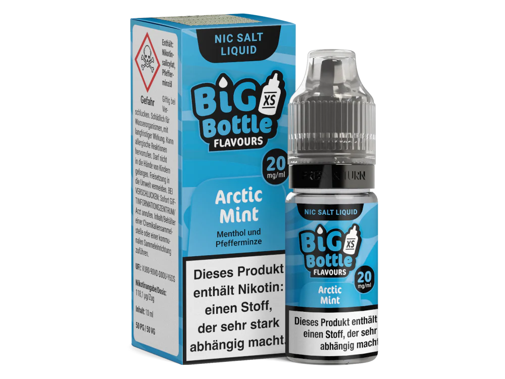 BIG BOTTLE - ARTIC MINT - NIKOTINSALZ LIQUID