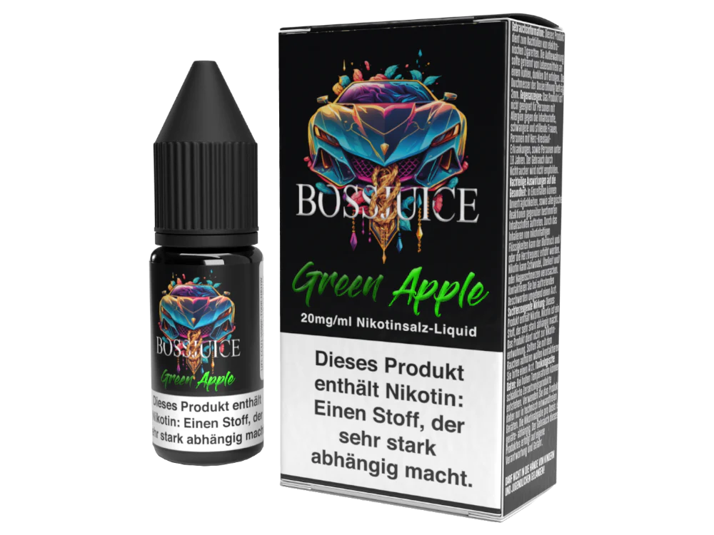 BOSS JUICE - GREEN APPLE - NIKOTINSALZ LIQUID