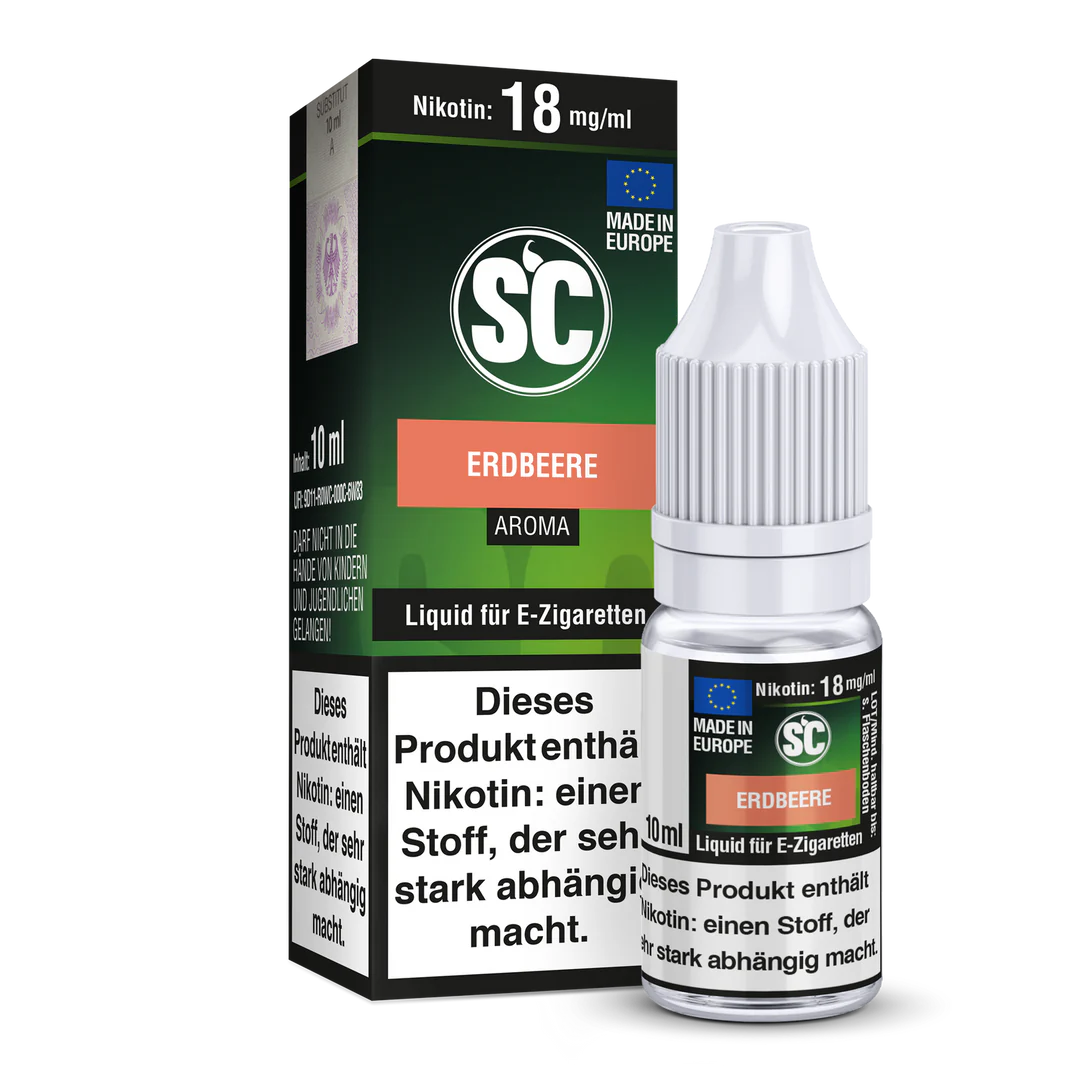 SC - ERDBEERE E-ZIGARETTEN LIQUID
