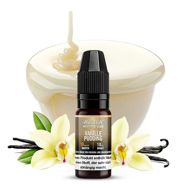 AVORIA NIKOTINSALZ LIQUID 10ML | VANILLE PUDDING