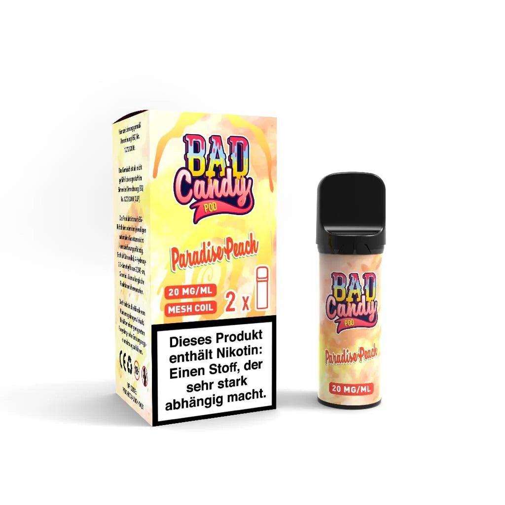 BAD CANDY PODS | 2 X 2ML | PARADISE PEACH