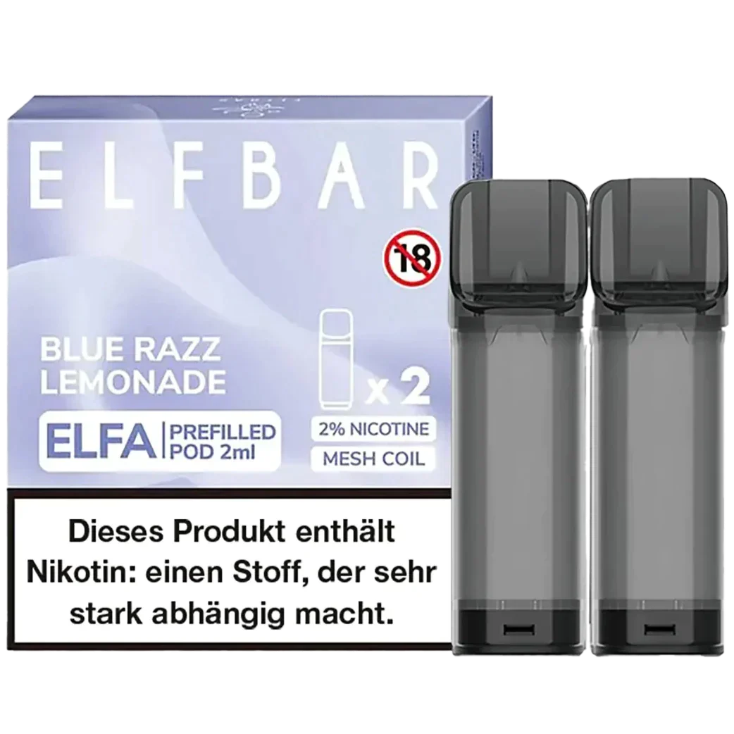 ELFA PODS | 2X2ML | BLUE RAZZ LEMONADE
