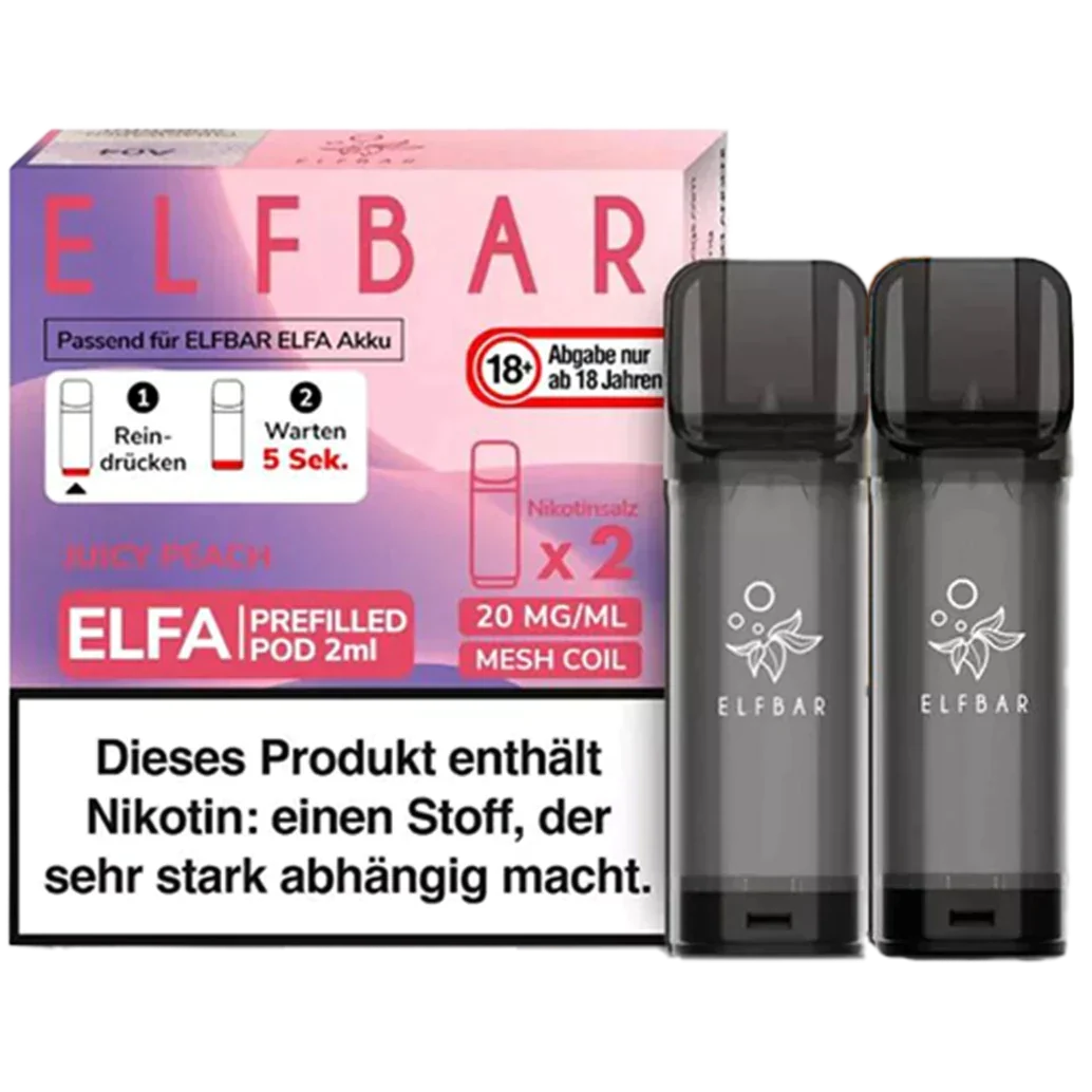 ELFA PODS | 2X2ML | JUICY PEACH