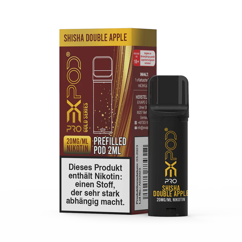 EXPOD PRO PODS | 1 X 2ML | SHISHA DOUBLE APPLE