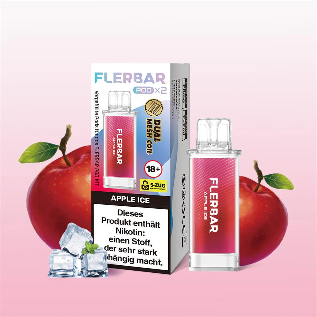 FLERBAR PODS | 2 X 2 ML | APPLE ICE