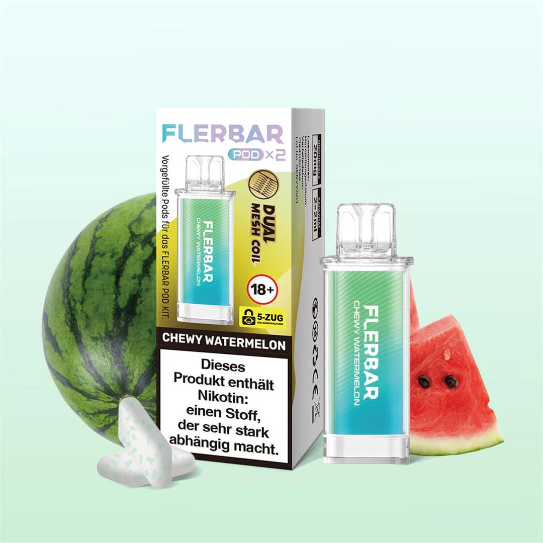 FLERBAR PODS | 2 X 2 ML | CHEWY WATERMELON