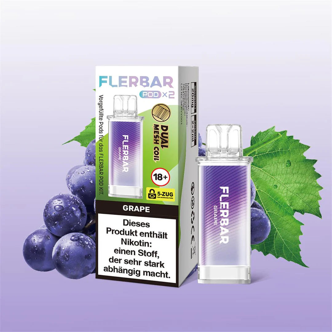 FLERBAR PODS | 2 X 2 ML | GRAPE