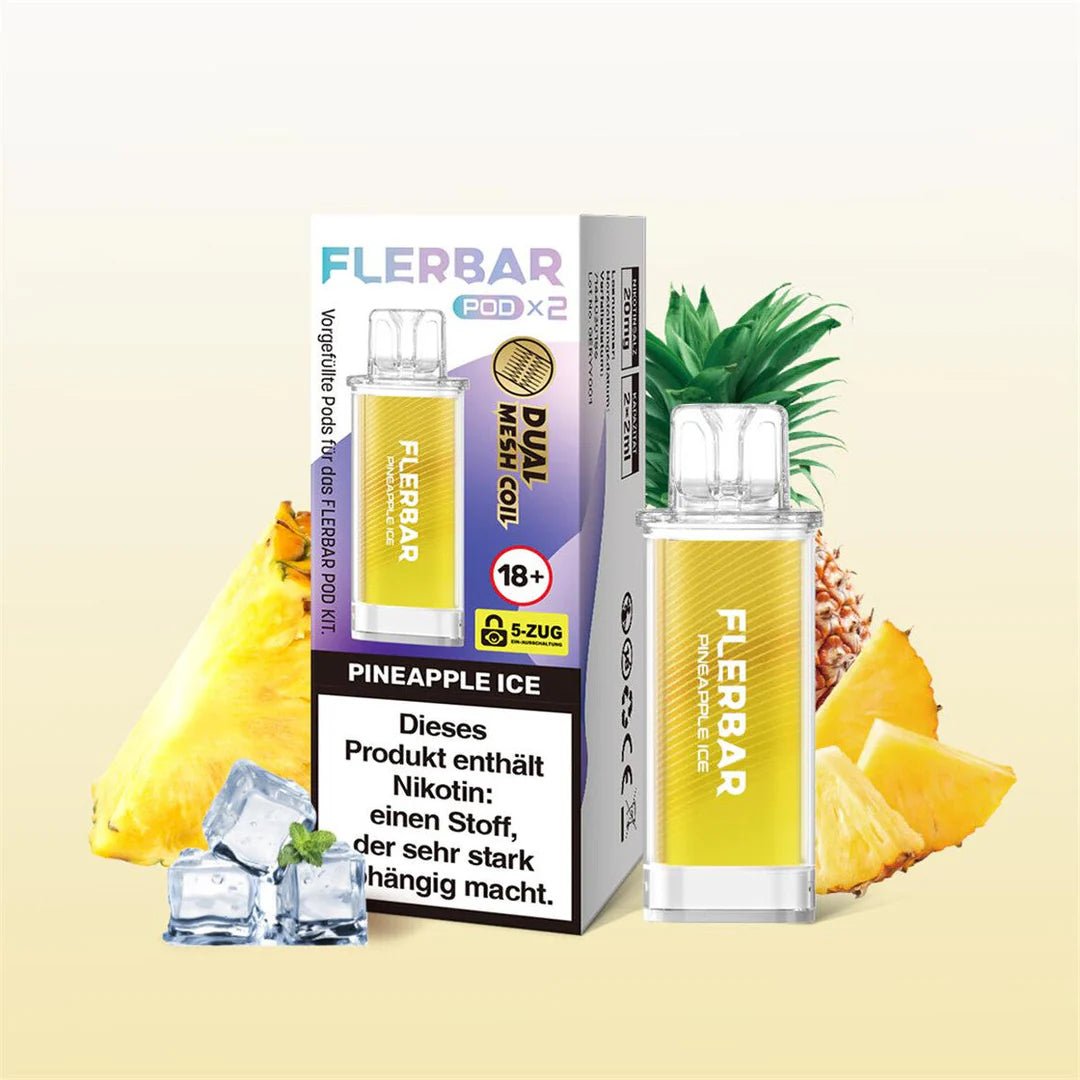 FLERBAR PODS | 2 X 2 ML | PINEAPPLE ICE