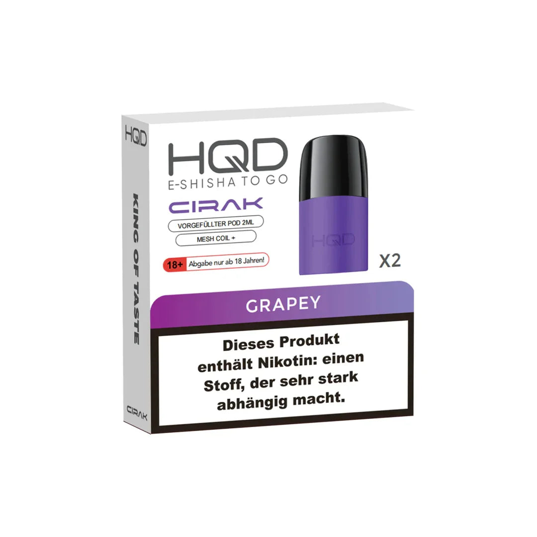 HQD CIRAK PODS | 2 X 2ML | GRAPEY