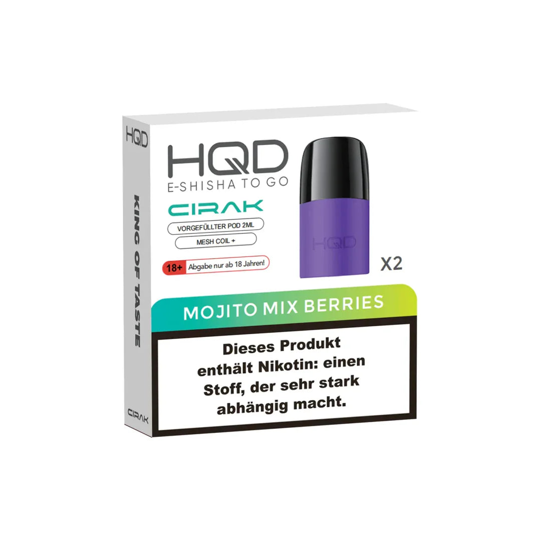 HQD CIRAK PODS | 2 X 2ML | MOJITO MIX BERRIES