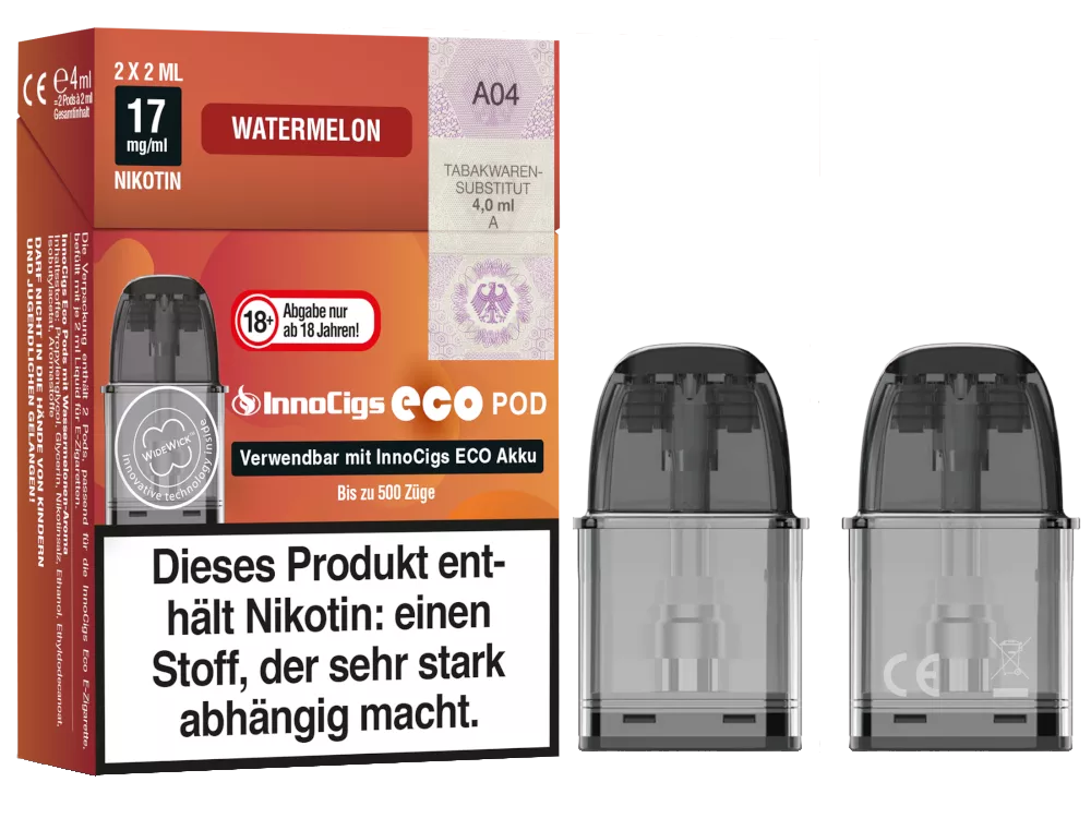 INNOCIGS PODS | 2X2ML | WATERMELON