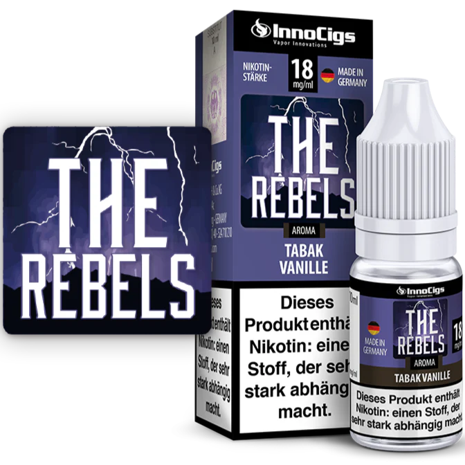 "THE REBELS" TABAK VANILLE | 10ML | INNOCIGS