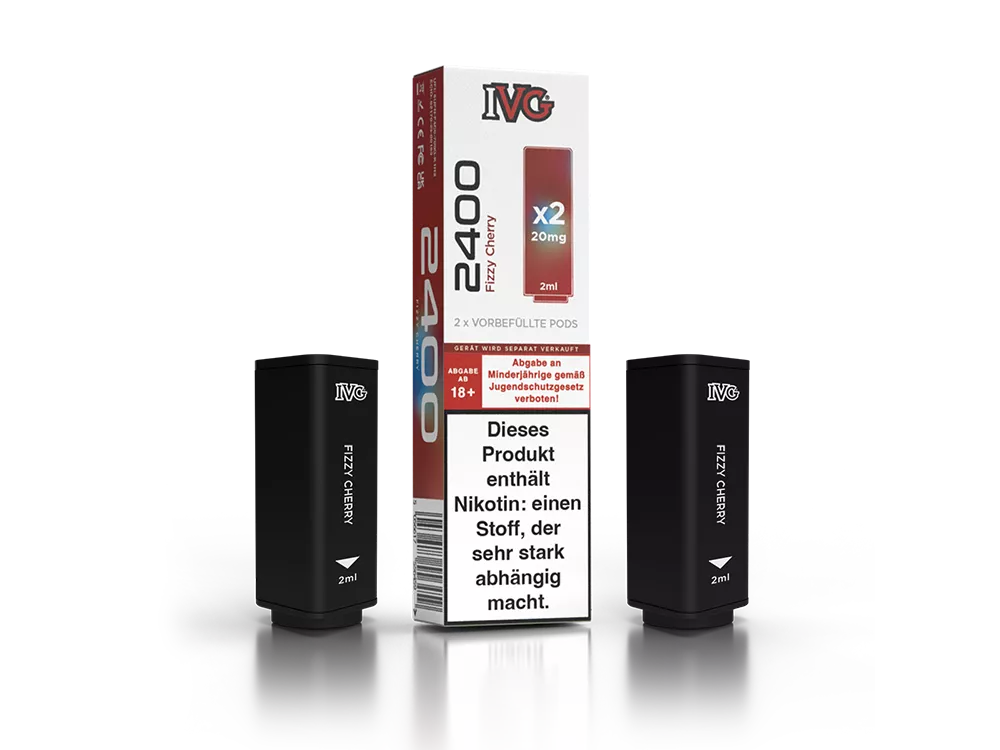 IVG 2400 PODS | 2 X 2ML | FIZZY CHERRY