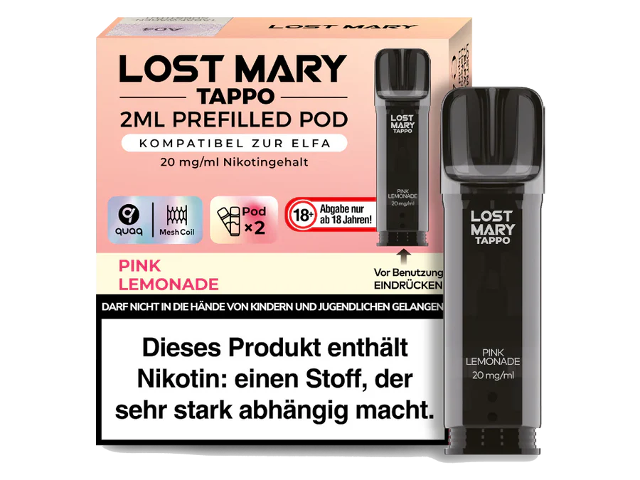 LOST MARY TAPPO | 2 X 2 ML | PINK LEMONADE