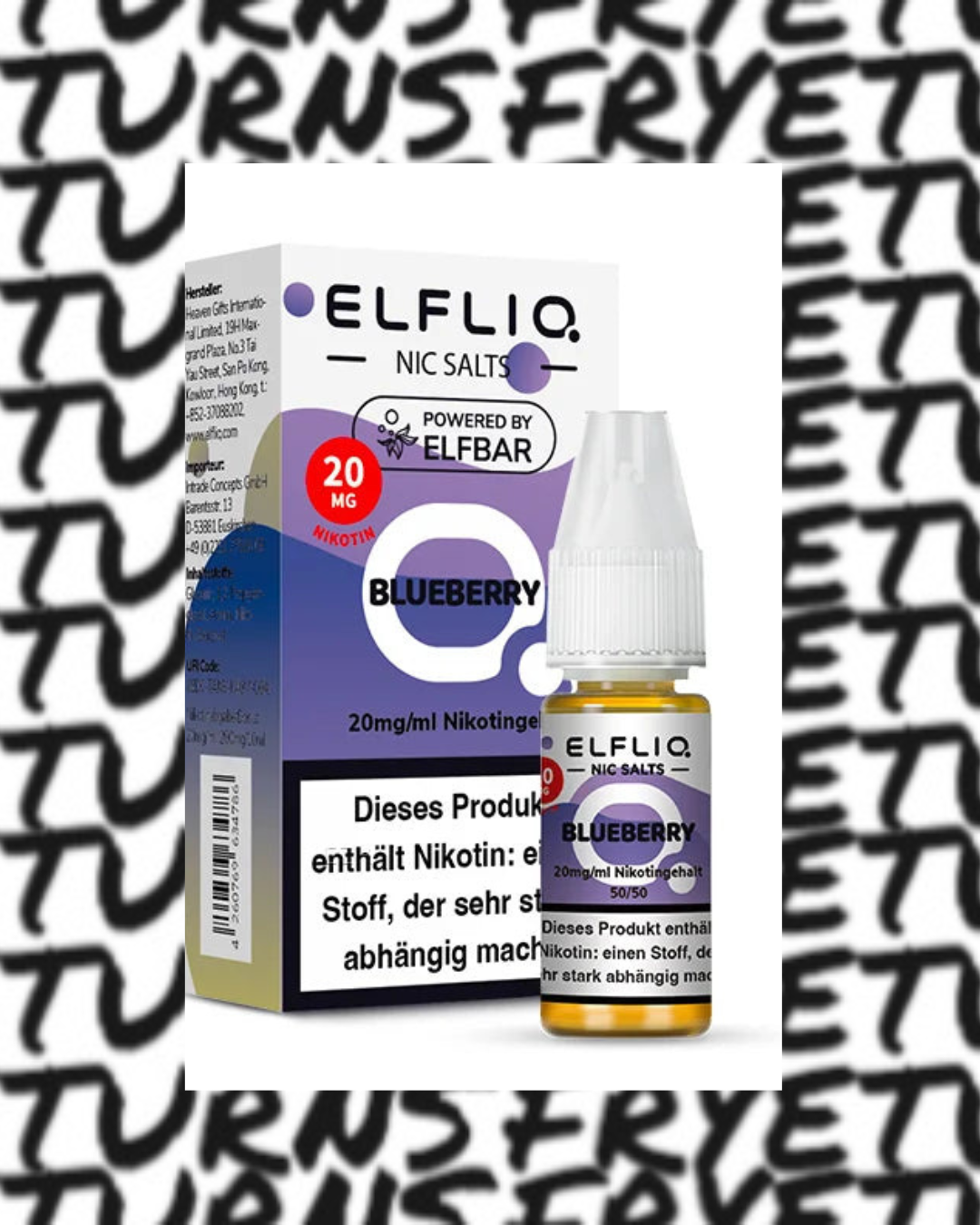 10 x ELFLIQ Liquid | Blueberry
