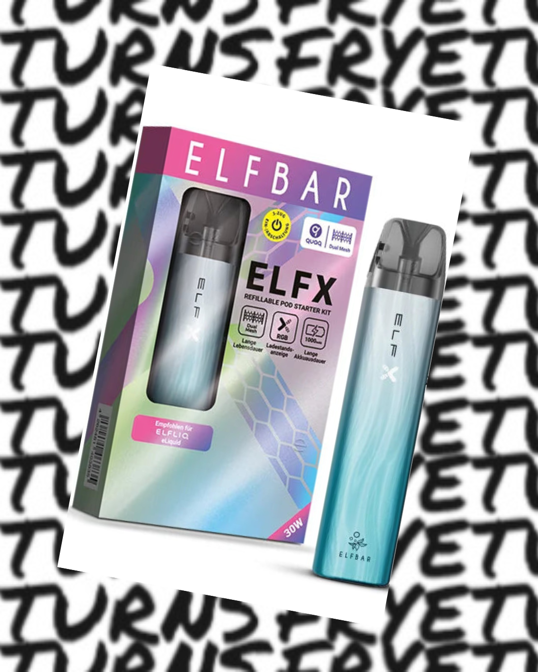 ELFBAR ELFX | Pod Kit | Silver Blue