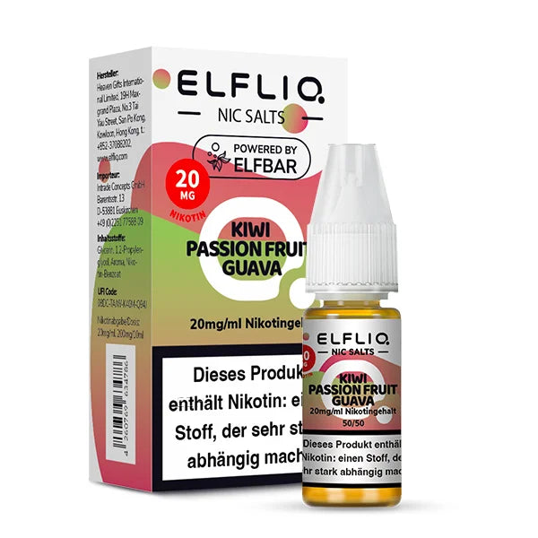 10 x ELFLIQ Liquid | Kiwi Passion Fruit Guava