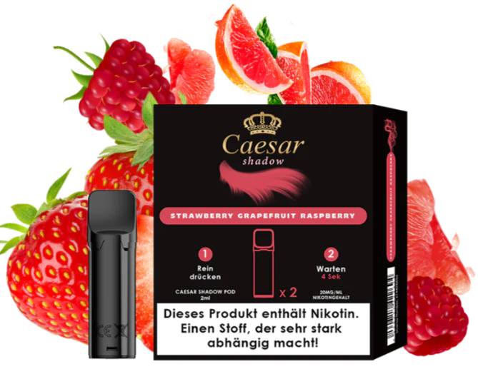 CAESAR PODS | 2 X 2 ML | STRAWBERRY GRAPEFRUIT RASPBERRY