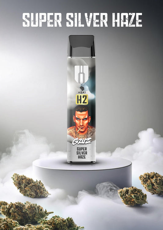GZUZ Vape | 95% Superior Blend | Super Silver Haze🌿