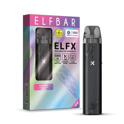 ELFBAR ELFX | Pod Kit | Black