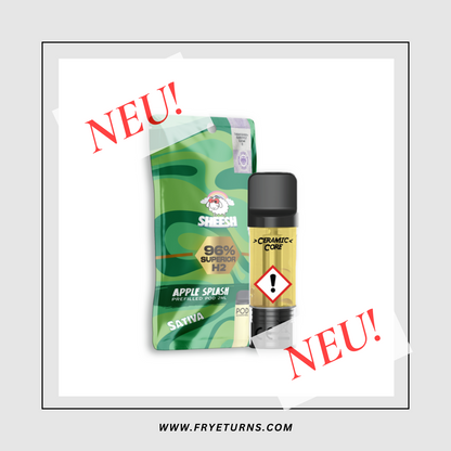 Sheesh Pod | 96% Superior Blend | Apple Splash