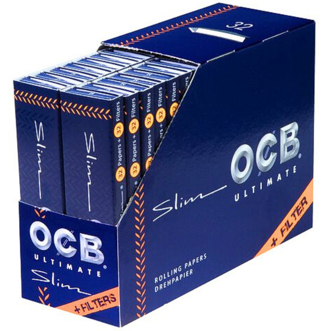 OCB ULTIMATE Slim Papers + Tips 32/32