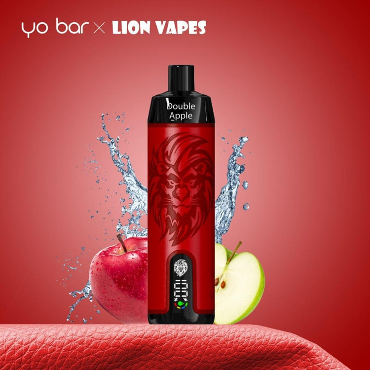 Yo Bar x Lion Bigpuff Vape (10.000 Züge) | Double Apple🍏🍎